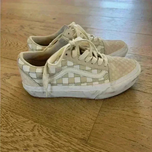 VANS UA Old Skool Stackform Cream Size 7.5 $118 - Picture 1 of 5